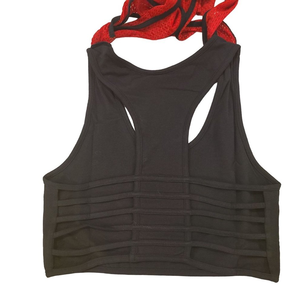 NWT Stanford University Red Mesh Tank Top with Attached Sporty Bra Women's Size - Picture 7 of 10